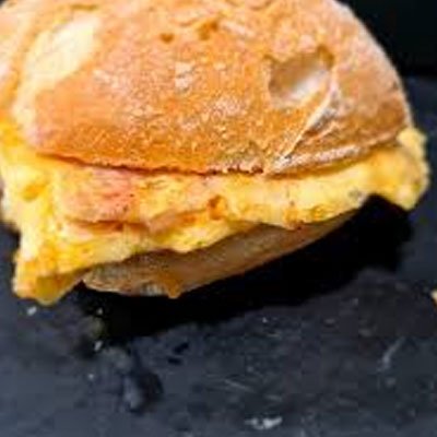 French omelet mini sandwich