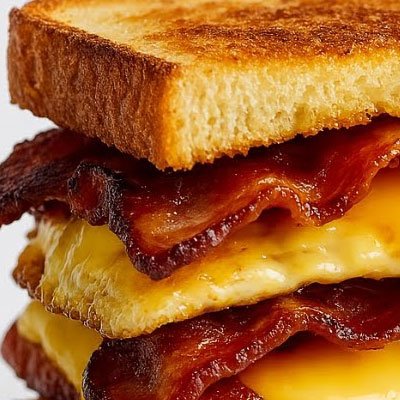 Bacon, Cheese and Egg Sandwich