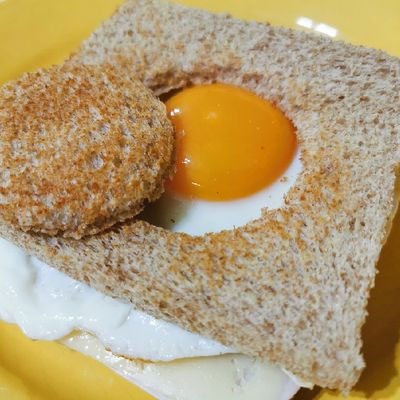 Ham, Cheese and Egg Sandwich