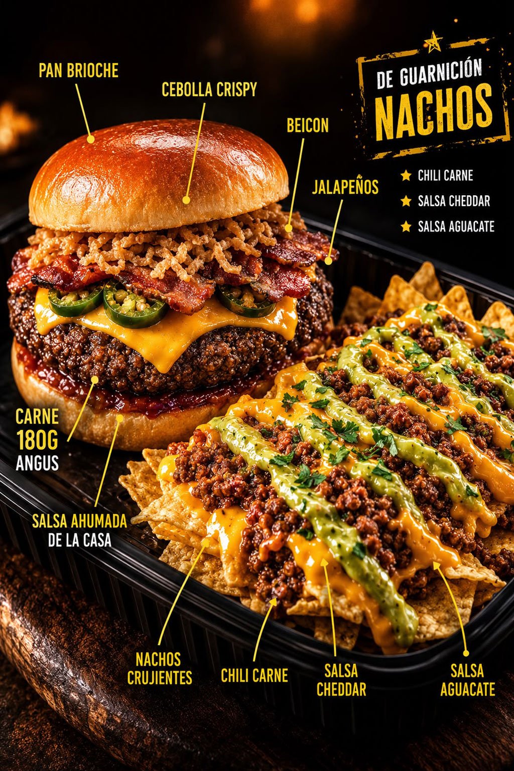 Hamburguesa especial en Arrecife