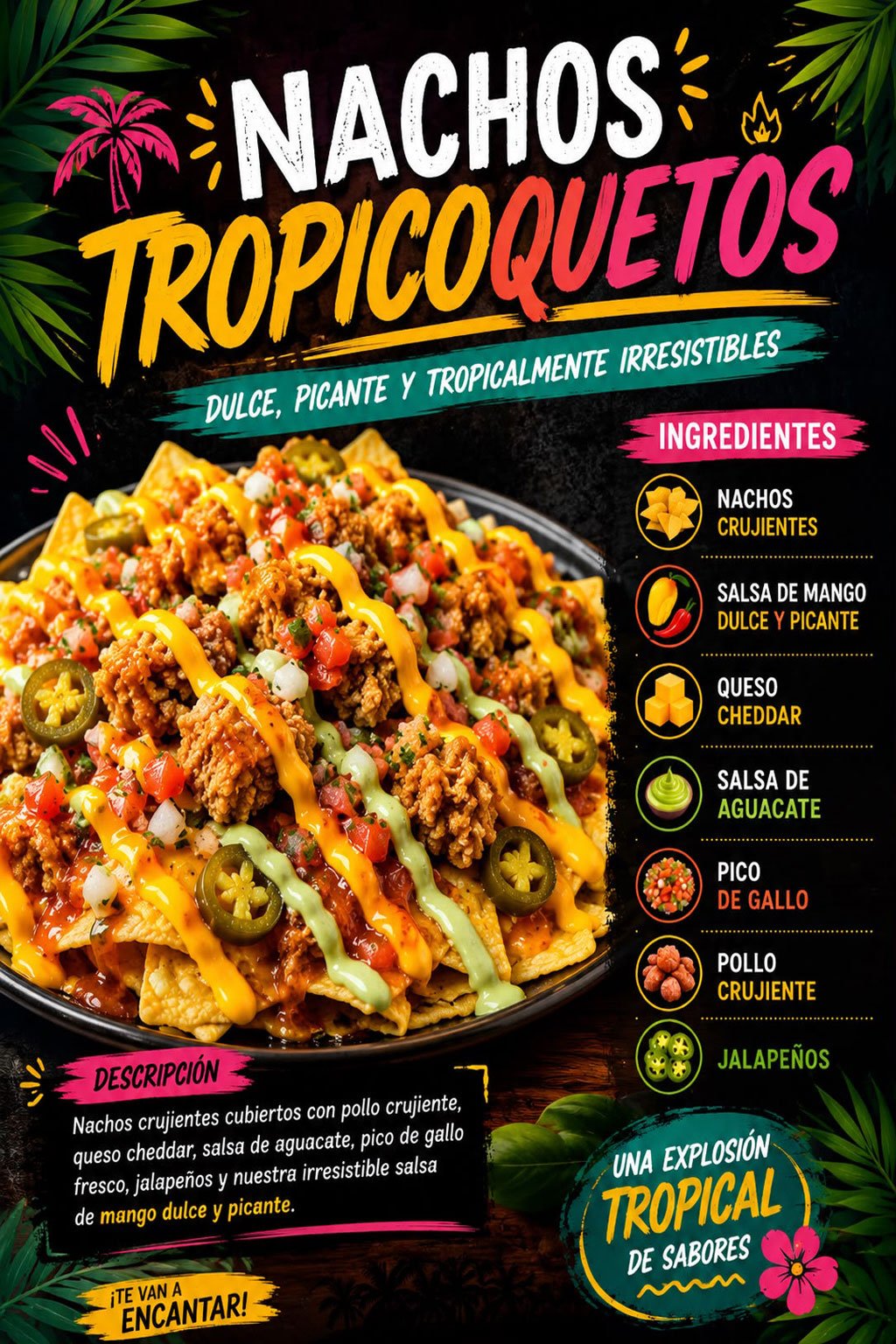 Cafetería Alta Vista | Nachos Tropicales